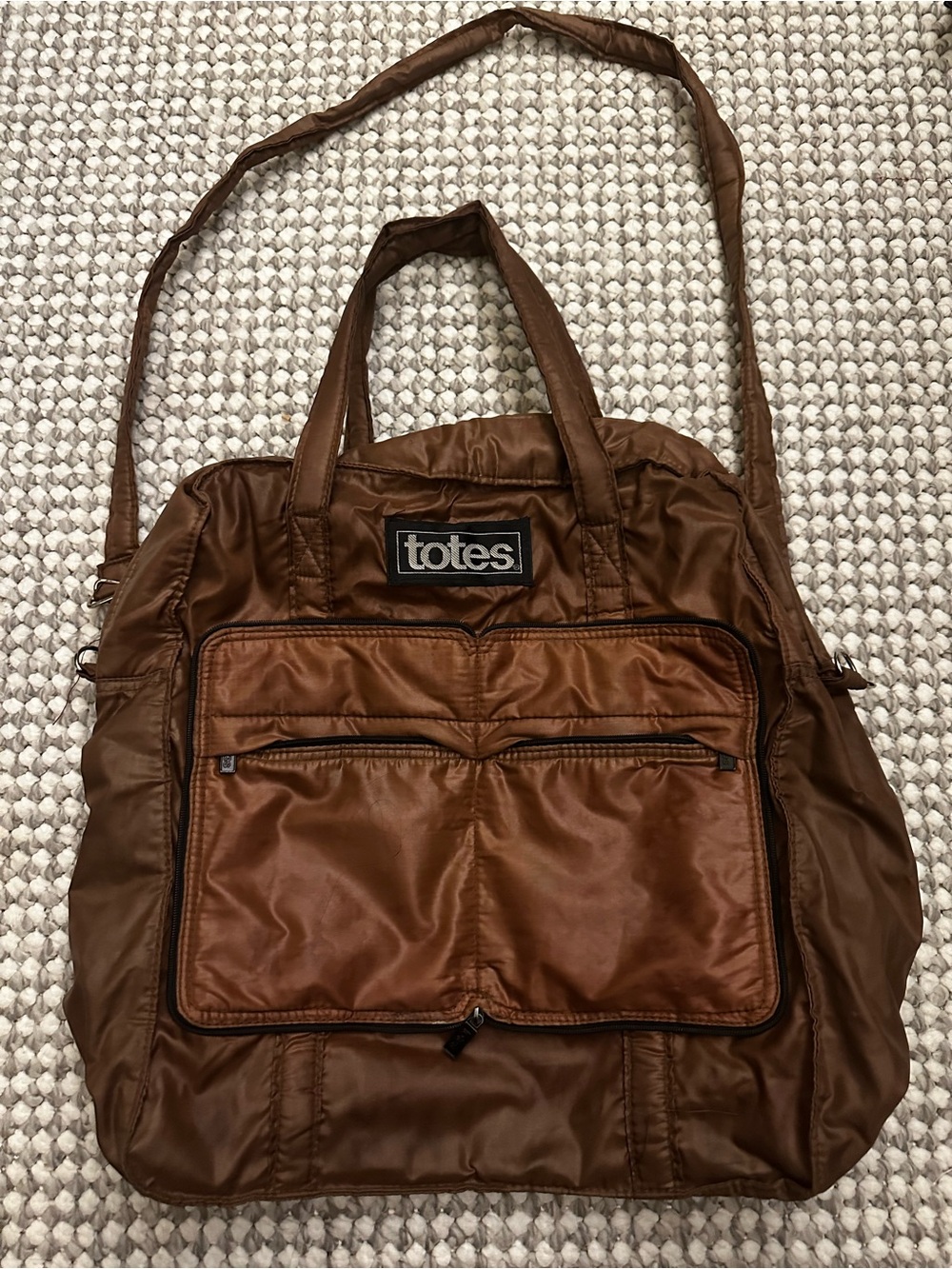 Vintage totes Brown Lightweight Travel Tote Bag